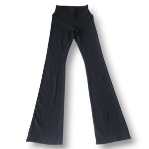 Alo Yoga Pants Womens XS Black Flare High Waist Activewear Groove Legging